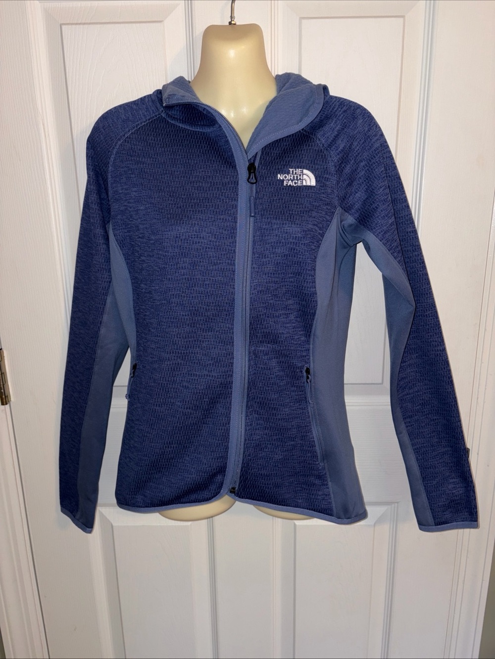 The North Face Women's Navy and Slate Blue Full-Zip Hooded Jacket - Picture 7 of 12